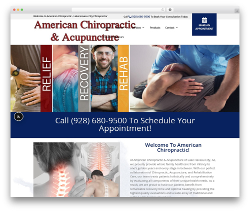 CHIRO WordPress theme - americanchirolakehavasu.com