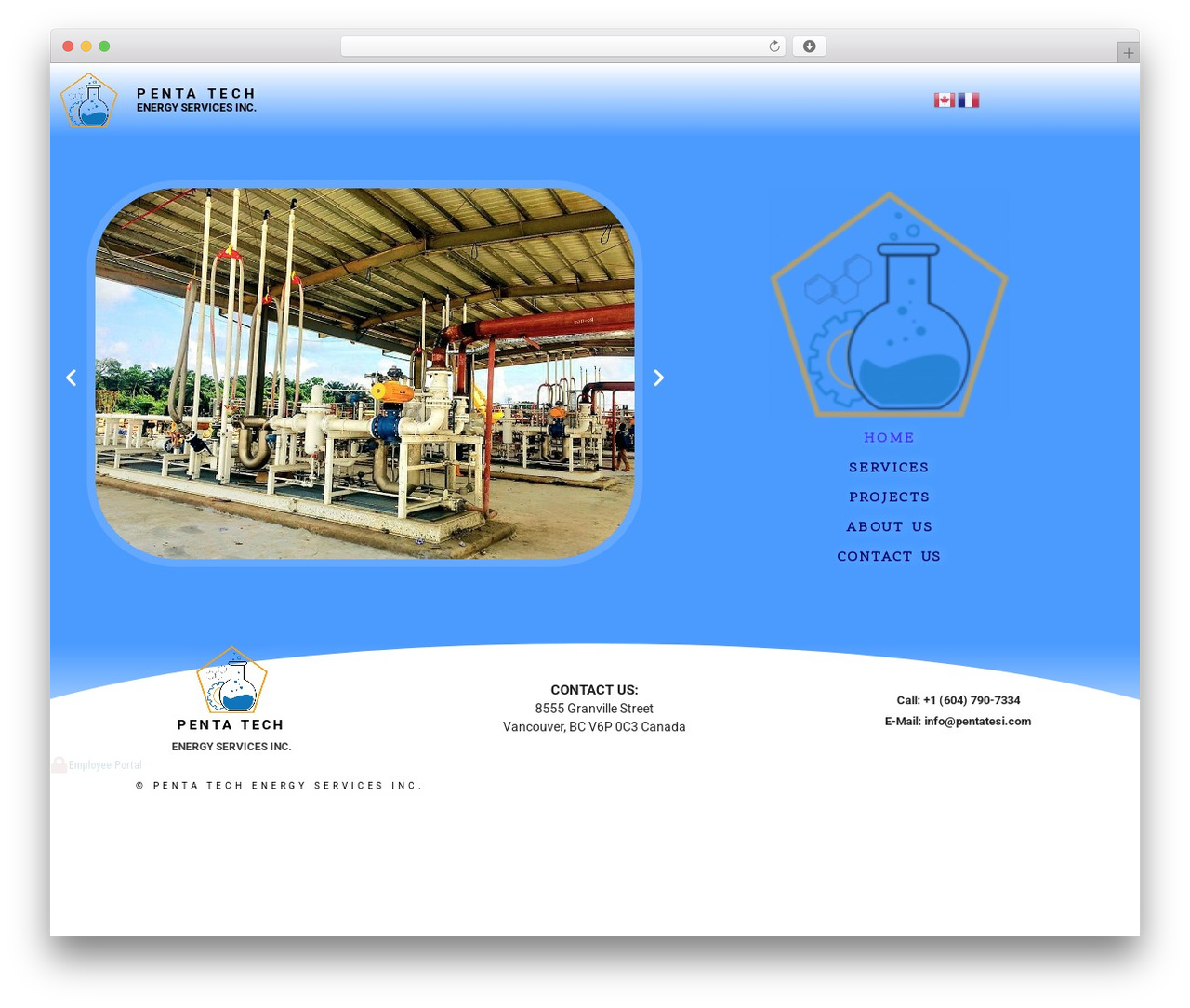 WordPress theme PentaTech - pentatesi.com