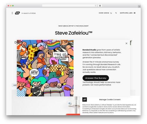 WordPress theme Schematic - stevezafeiriou.com