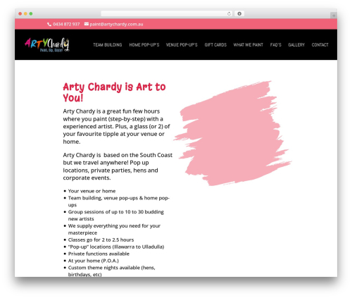 Gift up WordPress plugin - www.artychardy.com.au