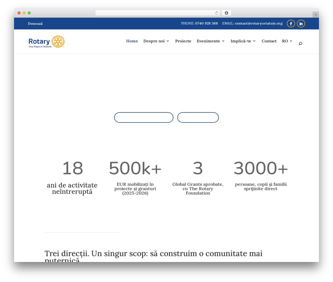 Divi theme WordPress - rotarycetatuie.org