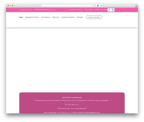 Divi WordPress theme - permanentmakeupbasel.ch