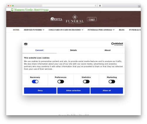 Custom page templates WordPress plugin - funeralsrl.com