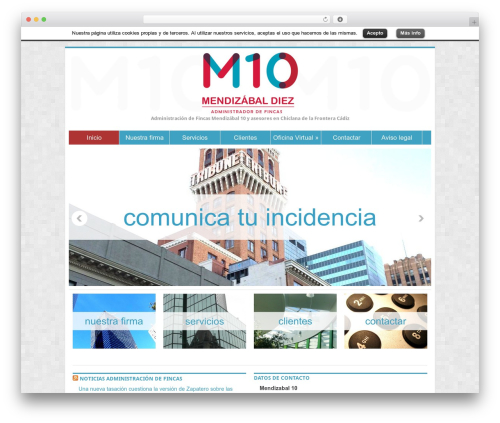 InterStellar WordPress theme - afmendizabal.com