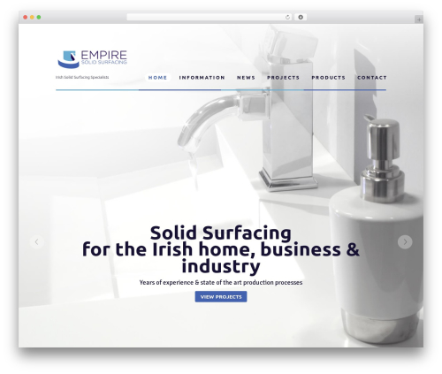 Jad theme WordPress - empiresolidsurfacing.ie