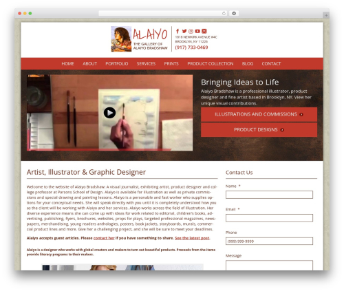 MSH Responsive Theme WordPress theme - alaiyobradshaw.com