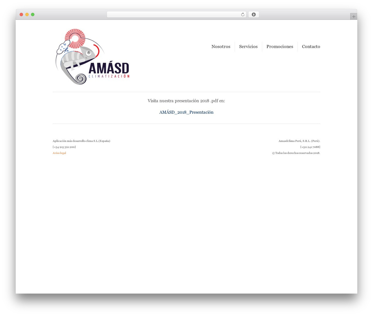 Reaction theme WordPress - amasdclima.com