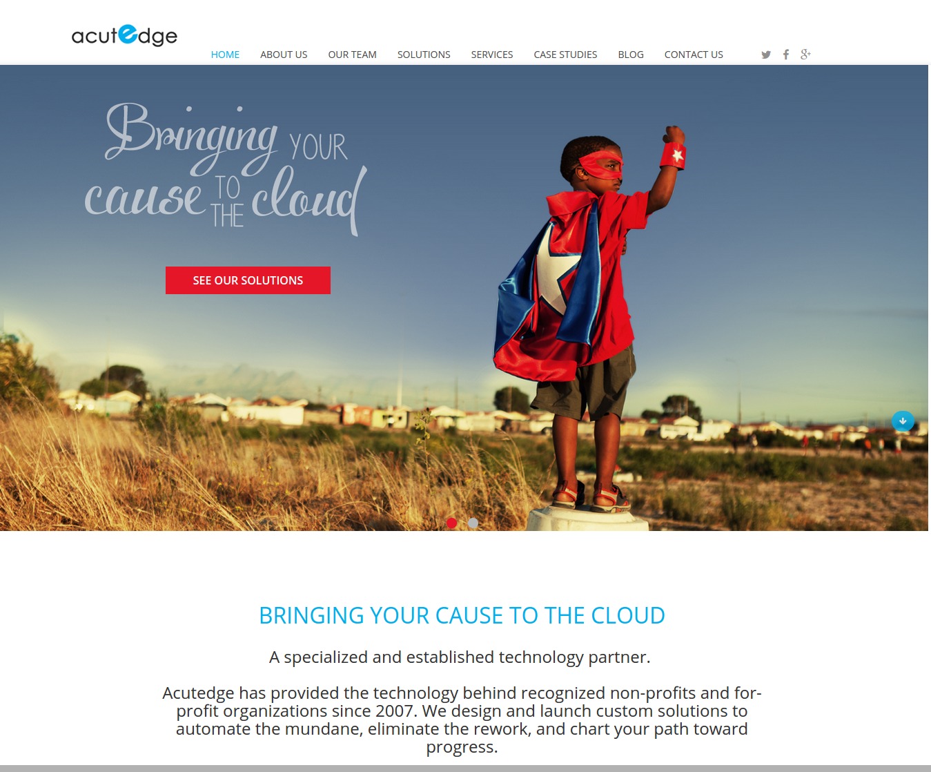 Theme WordPress Acutedge