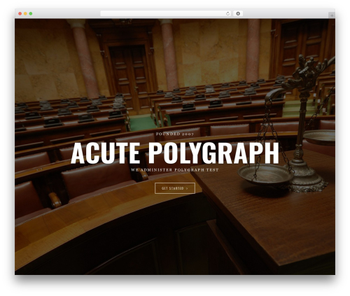 Theme WordPress Norris - acutepolygraph.com