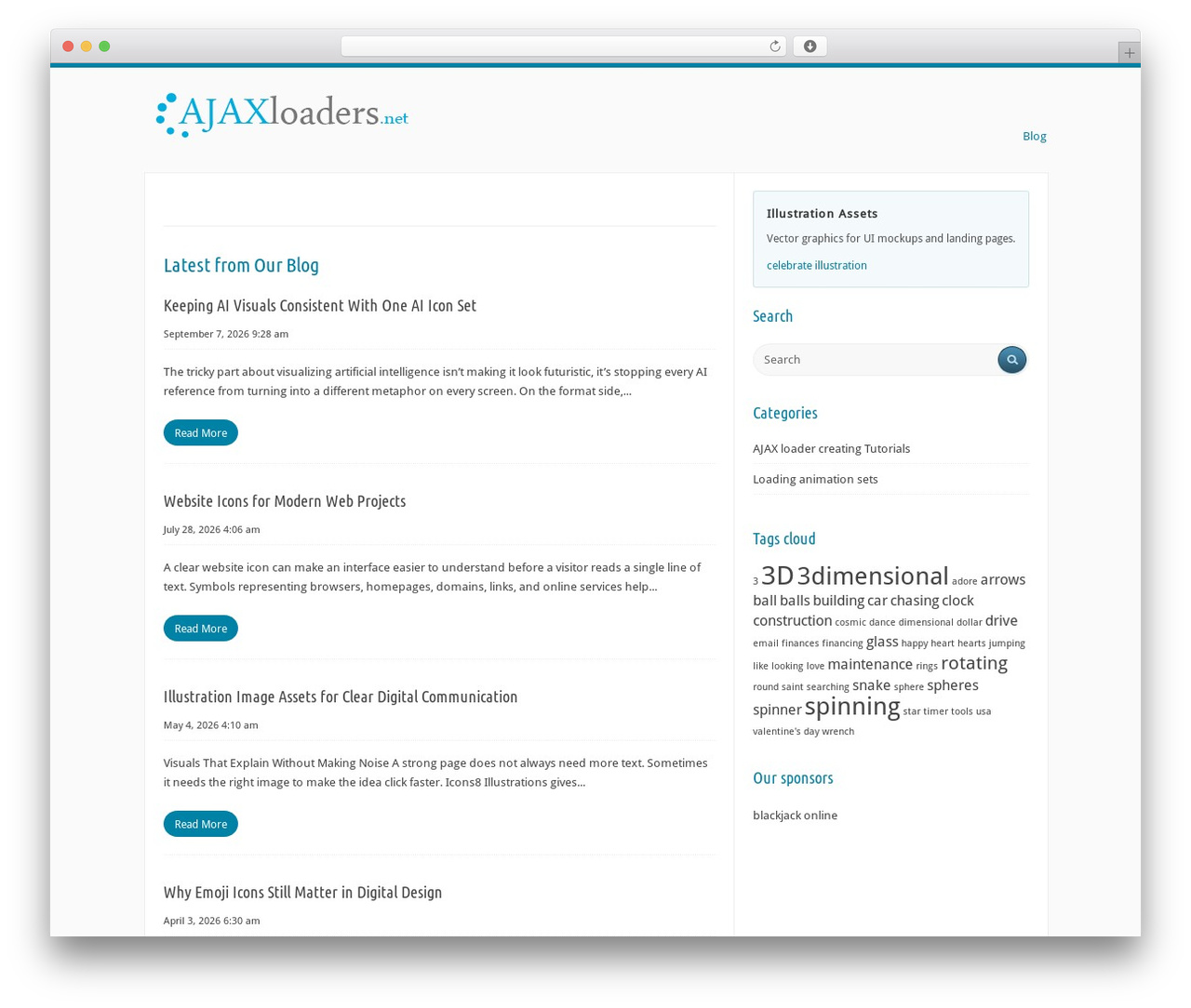 Theme WordPress Radius - ajaxloaders.net Theme WordPress Radius - ajaxloaders.net
