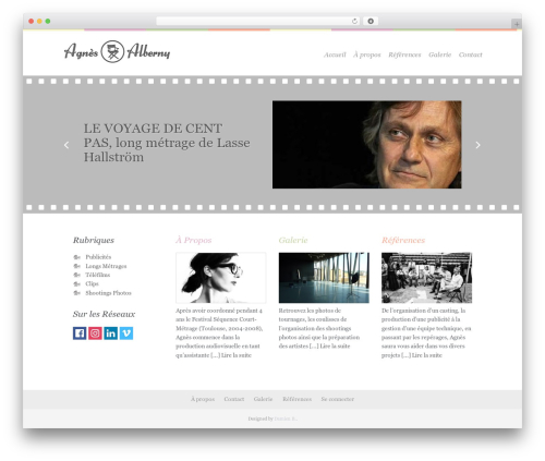 WordPress theme Current - agnesalberny.com