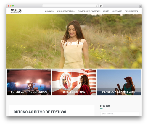 WordPress theme Jay - acuriosa.pt