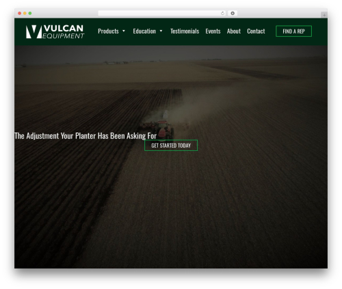 WordPress theme MavideaHeroTheme - vulcanequip.com