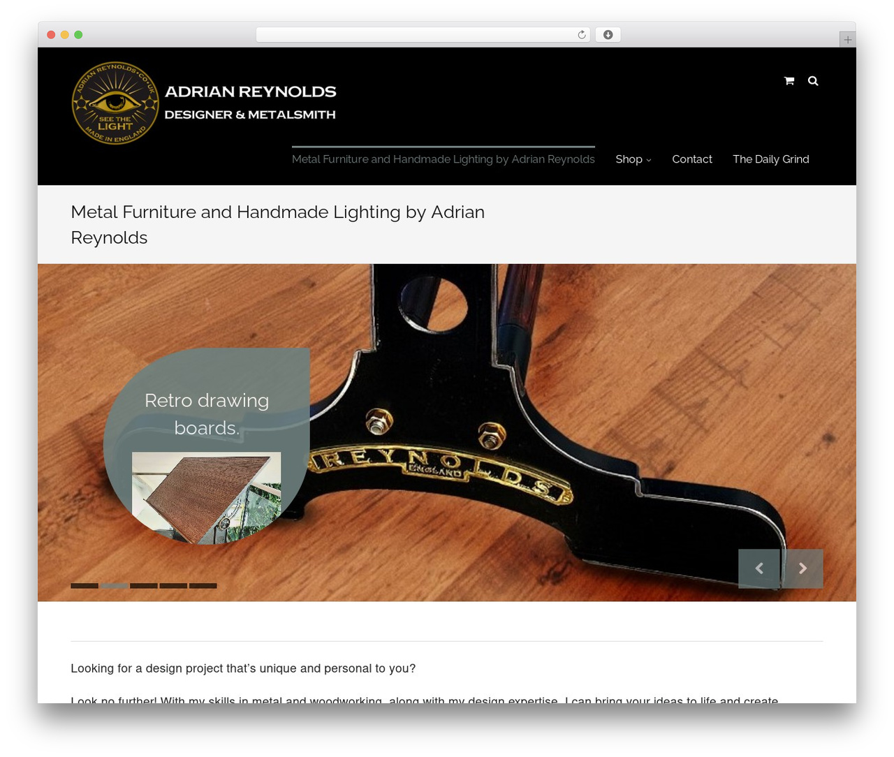 WordPress theme Nayma - adrianreynolds.co.uk