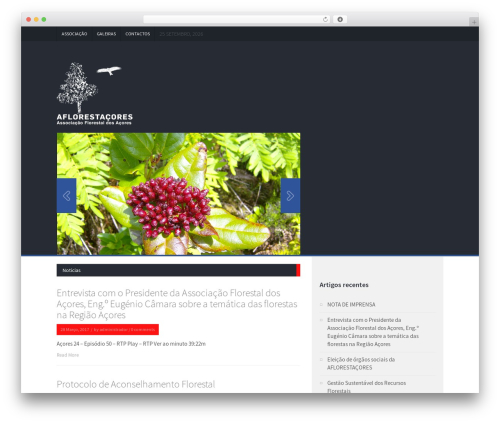 WordPress theme Novelti - aflorestacores.com