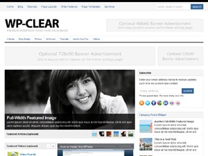 WP theme WP-Clear Basic WP theme WP-Clear Basic