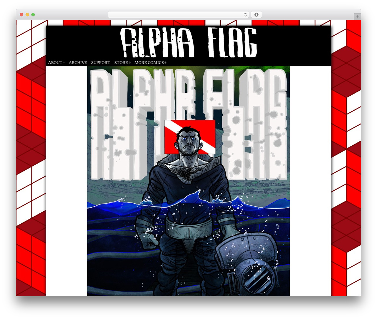 ComicPress WordPress theme - alpha-flag.com