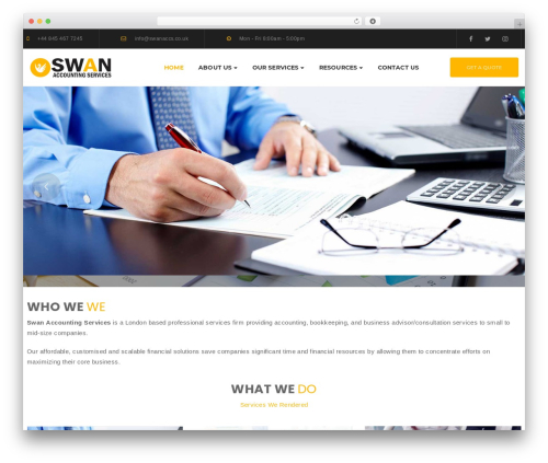 Ruby build framework WordPress plugin - swanaccs.co.uk