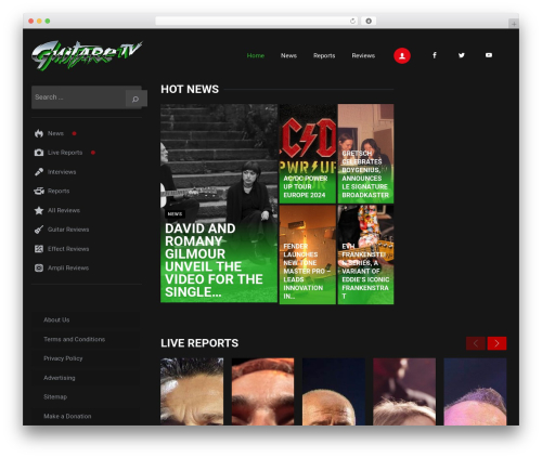 GeneratePress theme WordPress - guitaretv.com