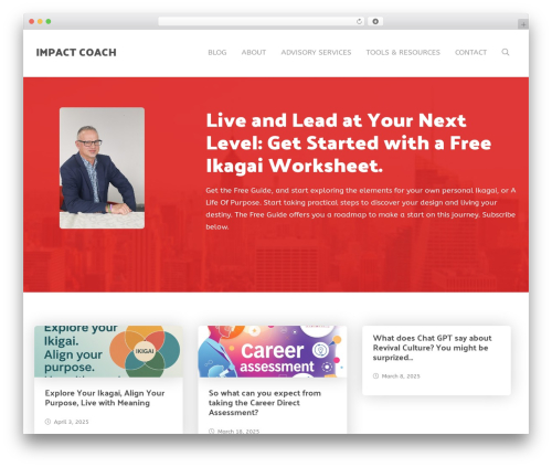 Headline theme WordPress - impact-coach.co.za