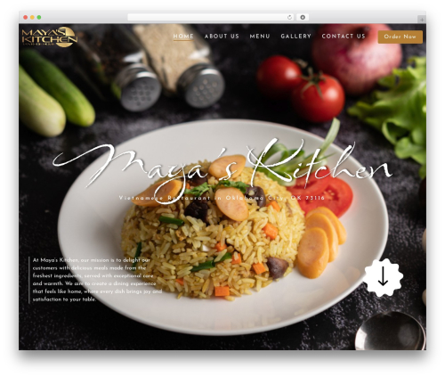 Mac menu WordPress plugin - mayaskitchenok.com