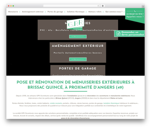 Master Thème WordPress website theme - gpr-ouvertures.fr