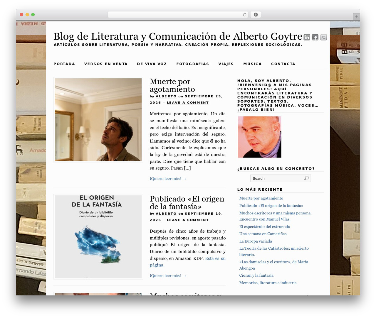 PlatformPro WordPress theme - albertogoytre.es