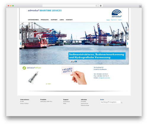 Theme WordPress Admodus - admodus.de
