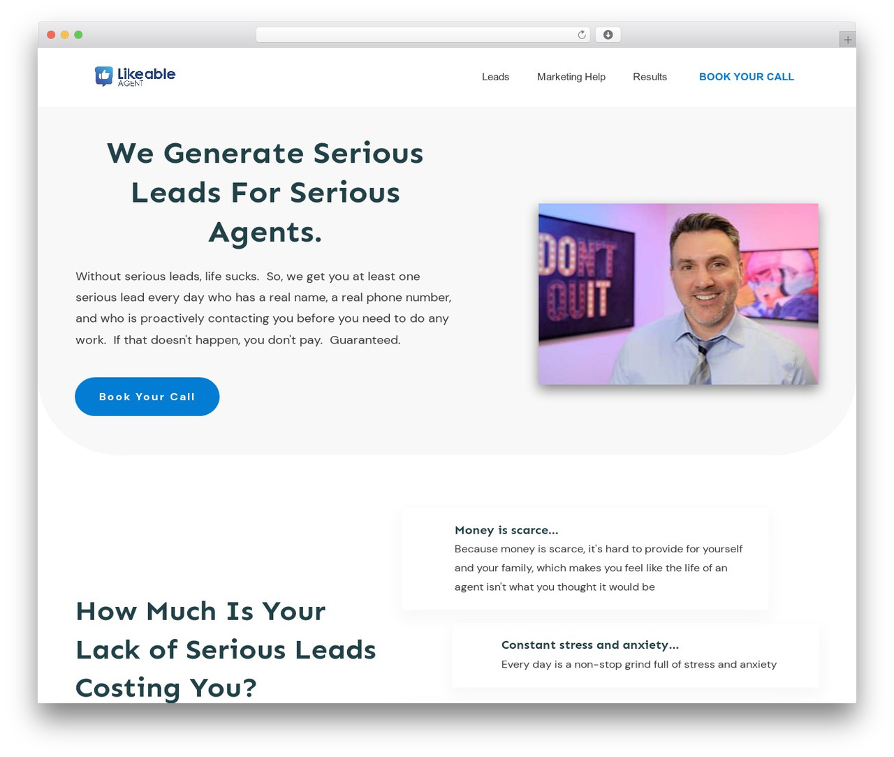 Theme WordPress Thrive Theme Builder - likeableagent.com