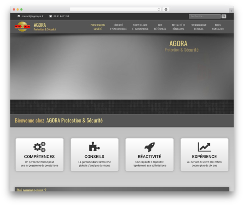 WordPress theme Agora - agora-ps.fr