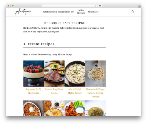 WordPress theme Brunch Pro - yellowthyme.com