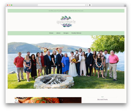 WordPress website theme Enoki - apavotresante.com