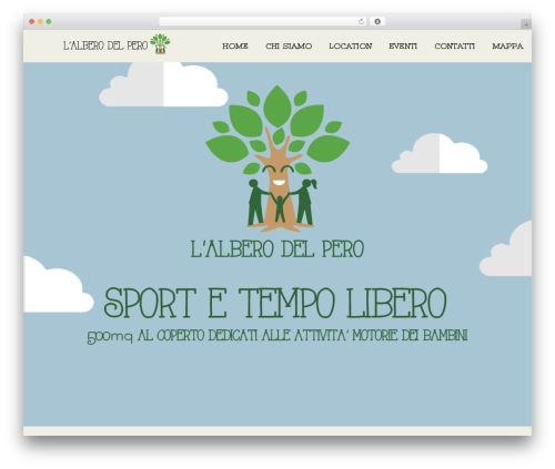 WP theme X - alberodelpero.com