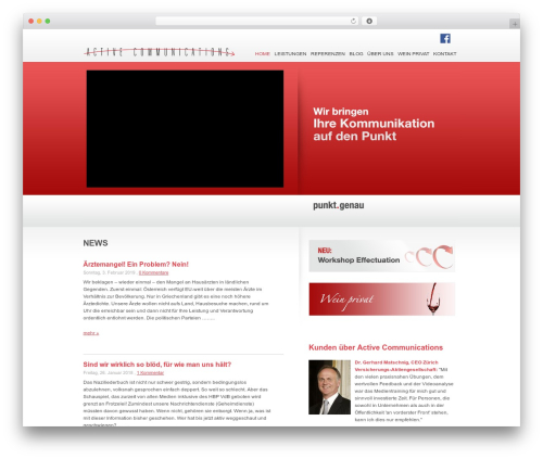 Actcom WordPress 3.0 Theme theme WordPress - actcom.at