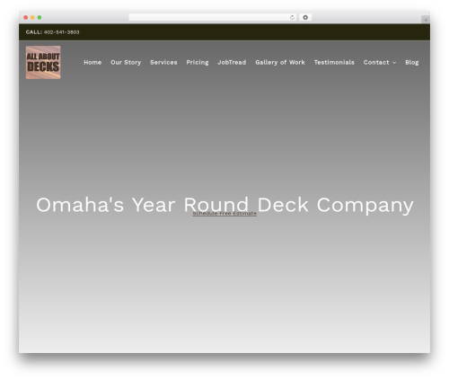 Astra WP theme - allaboutdecksomaha.com