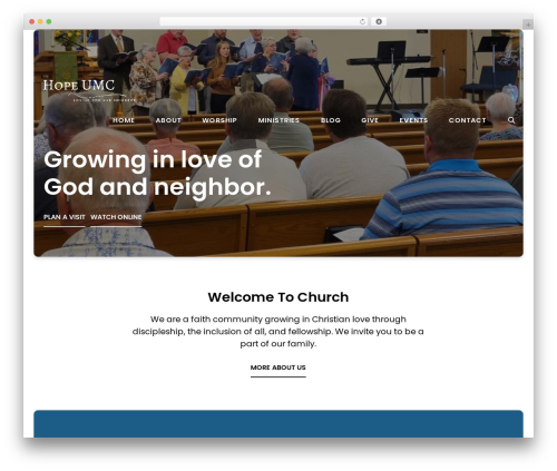Best WordPress theme Float - behopeumc.com