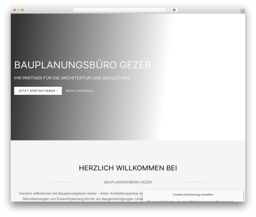 Constructor WordPress theme - gezer-architektur.com