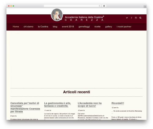 Linguini WordPress theme - accademiadellacostina.it