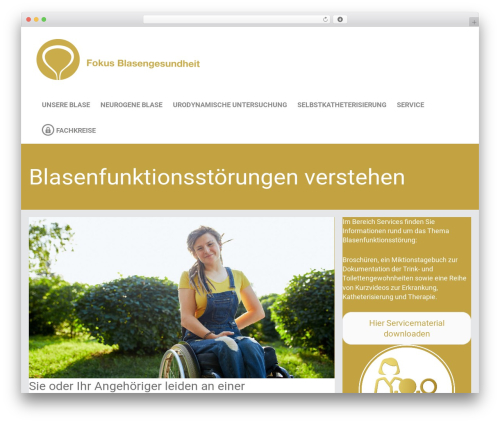 Scrolly WordPress plugin - medice-urologie.de