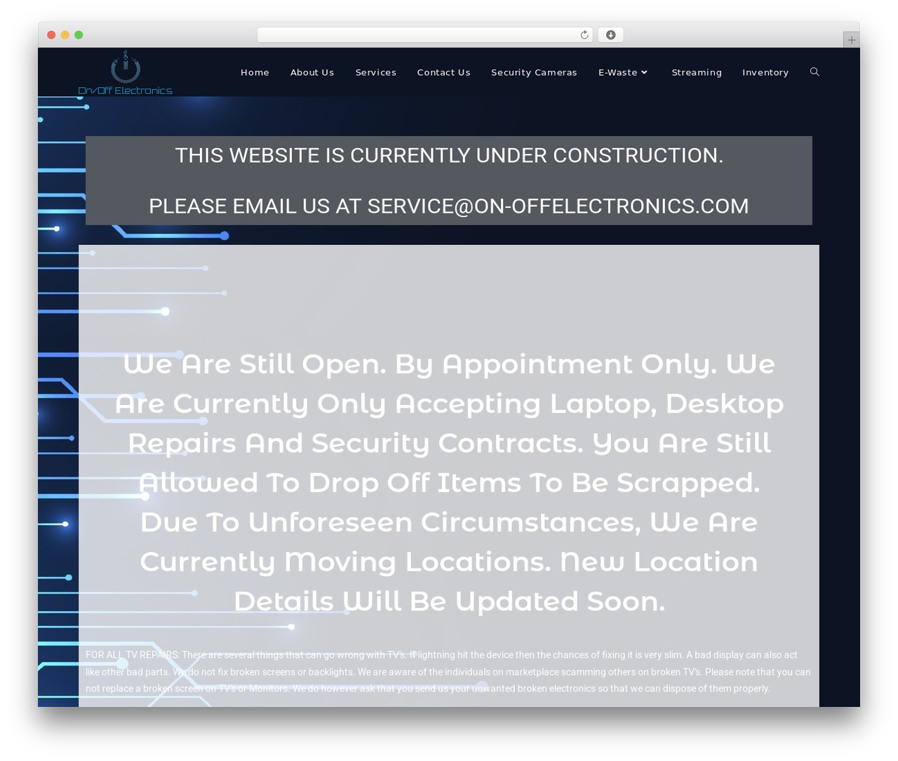 OceanWP WordPress theme - on-offelectronics.com