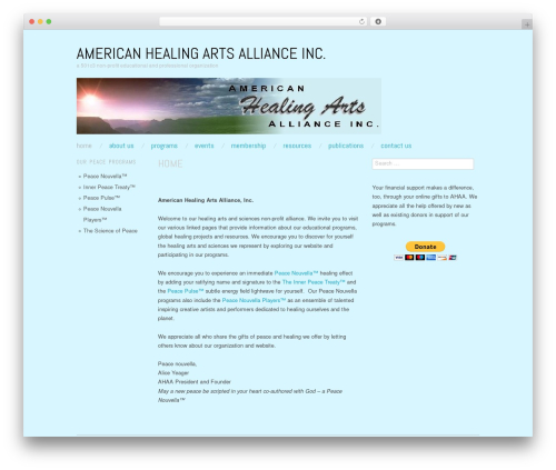 Oxygen – WordPress.com WordPress theme - americanhealingarts.org