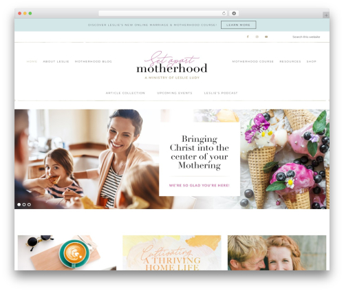 Refined Theme WordPress theme - setapartmotherhood.com