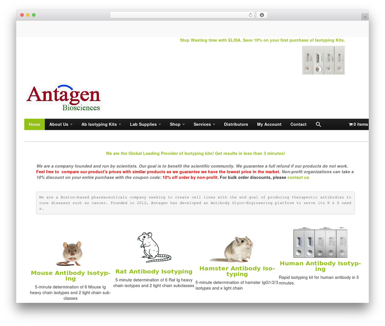 StrapVert WordPress theme - antagen.net
