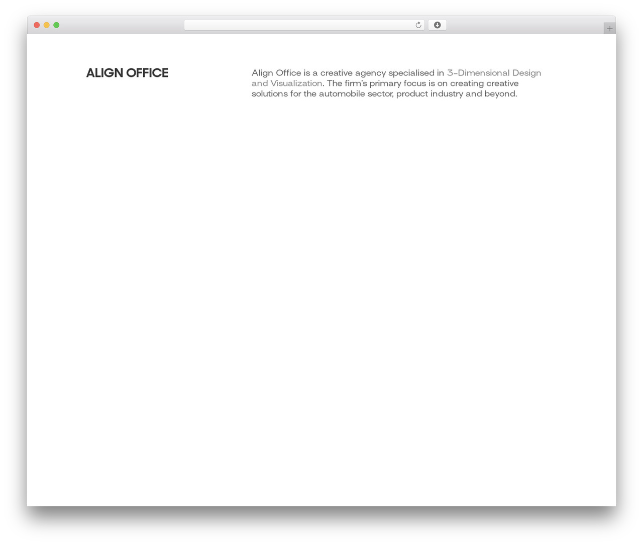 tech WordPress theme design - alignoffice.com