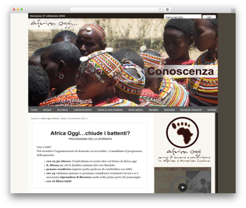 Theme WordPress CHIARA - africaoggi.it