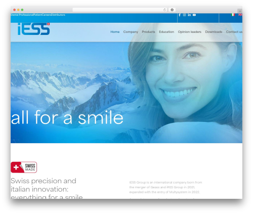 Smooth scrolling with lenis WordPress plugin - iess.dental