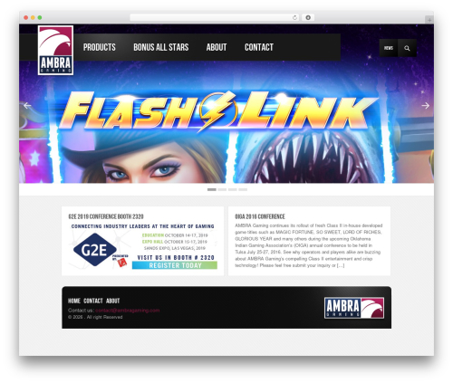 Theme WordPress Radius WordPress Theme - ambragaming.com