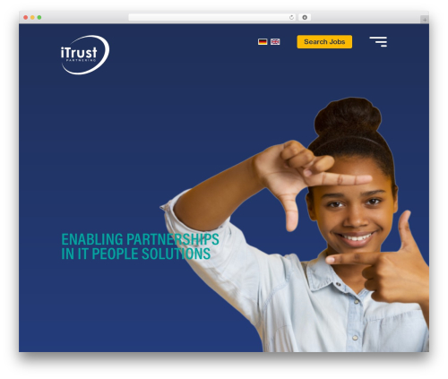 WordPress website theme itrust - itrustpartnering.com