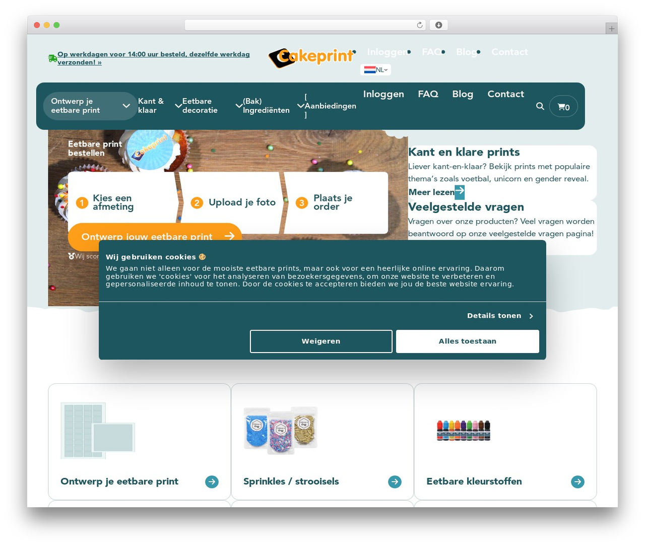 Wux Theme WordPress theme - cakeprint.nl Wux Theme WordPress theme - cakeprint.nl