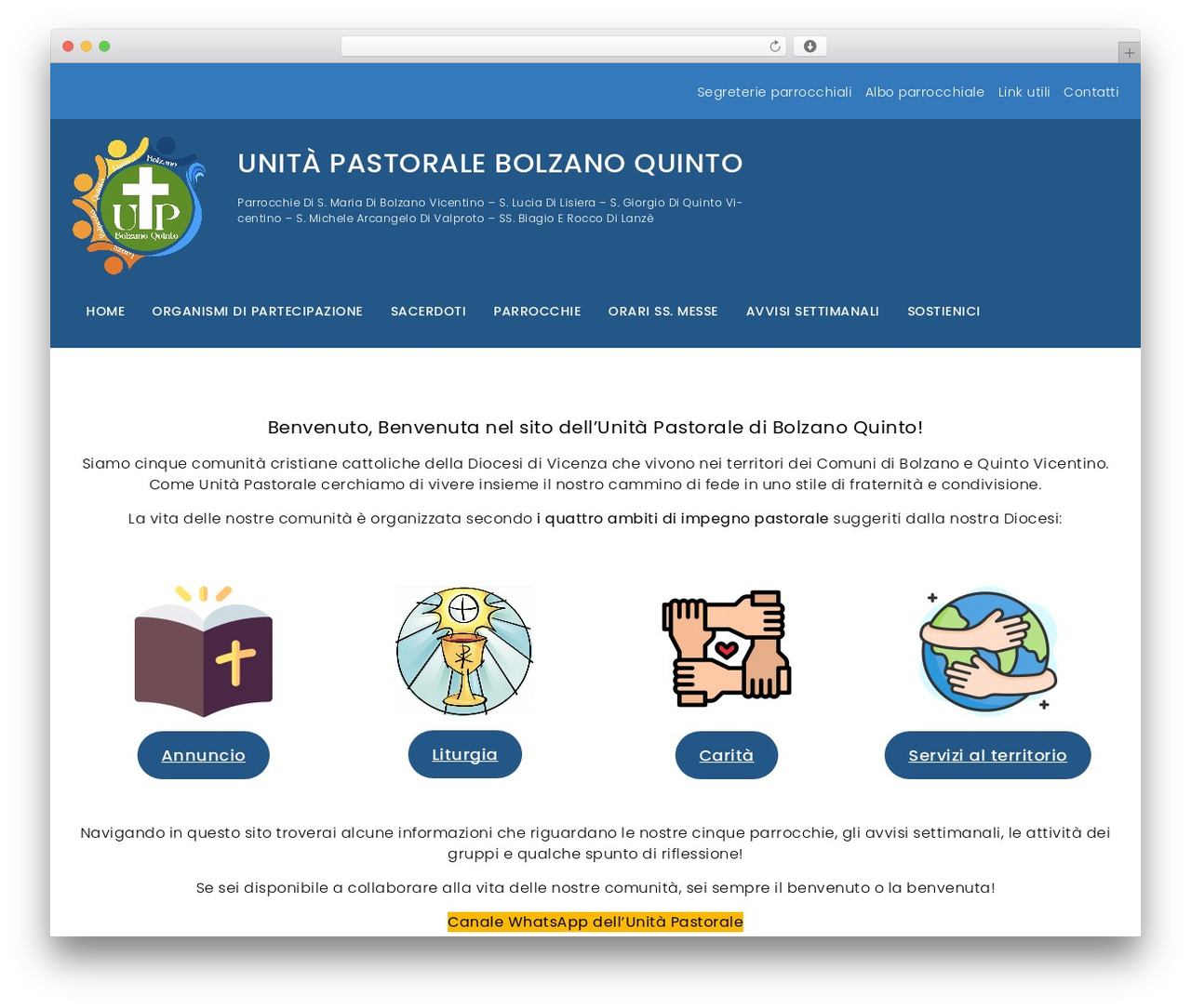 Codify premium WordPress theme - upbolzanoquinto.com